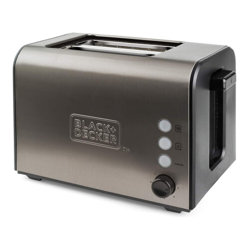 Black + Decker Torradeira - BLACK+DECKER - BXTO900E - 2 slots - 7 níveis - 3 funções