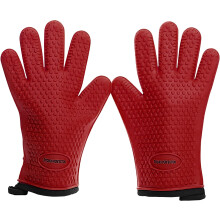 KITCHEN PERFECTION Silicone BBQ Handschoenen - Hoge Temperatuur Weerstand | Waterproof