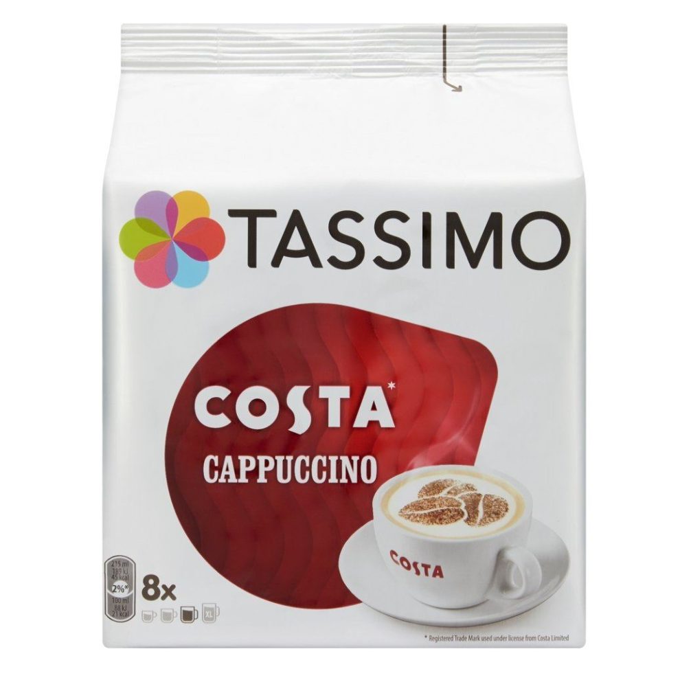 Tassimo Costa Cappuccino Coffee 16 Pods x5 Pack of 80 4056513 KS54532 - Image 8