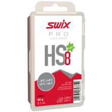 Swix HS08-6 - Cera ad alta velocit    - HS8 ROSSO - da 25 a 39 gradi Fahrenheit -