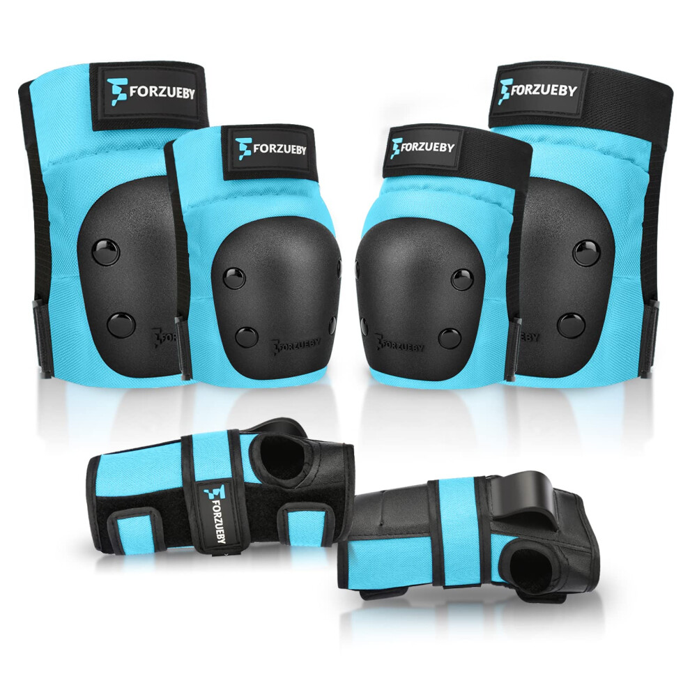 Photos - Climbing Gear Forzueby Adult/Kids Knee Pads Elbow Pads Wrist Guards 6 in 1 Protective Gear Set for Inline Roller Skating Skateboarding Sco