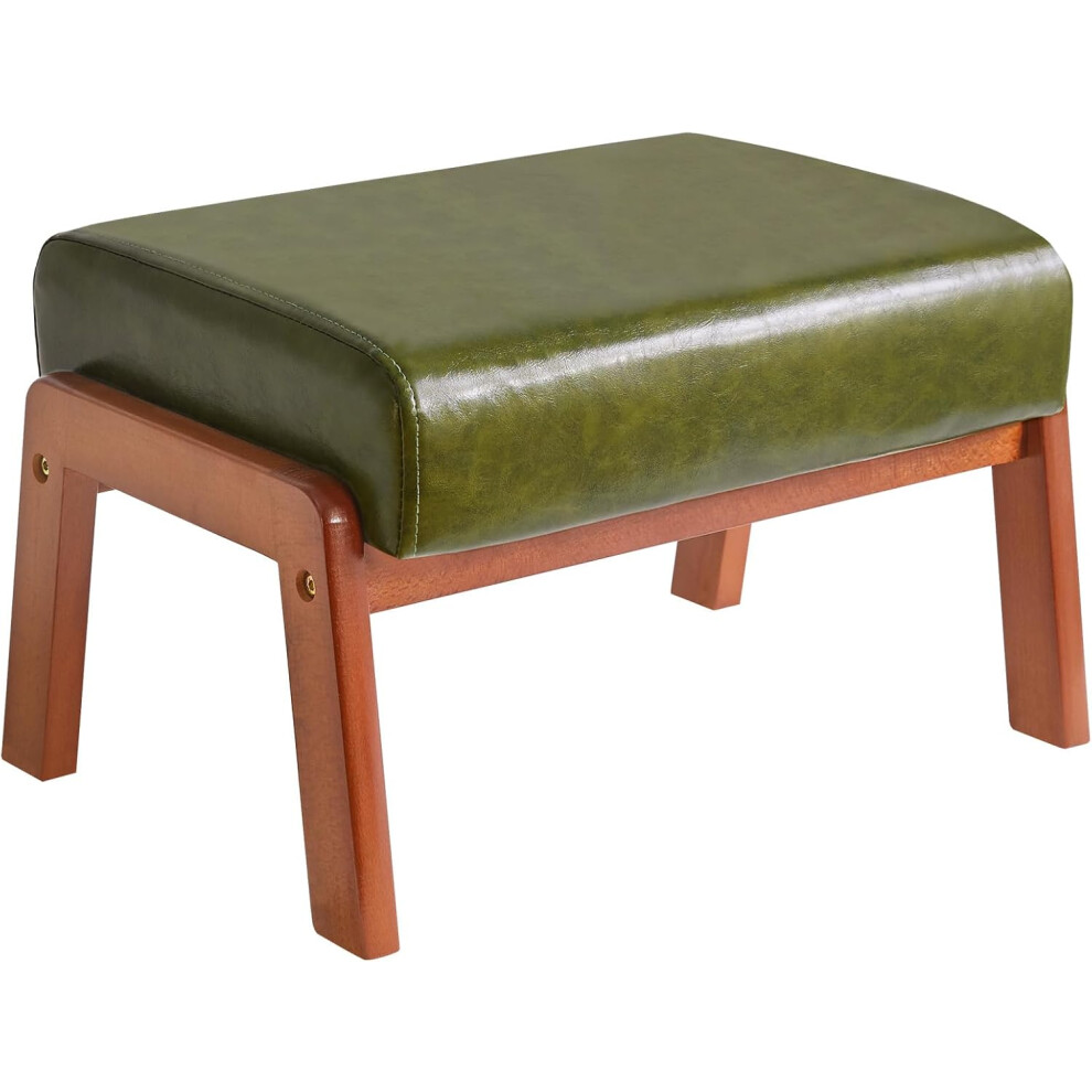 (Dark Green) Small Foot Stool Ottoman