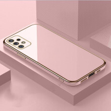 (pink, Samsung Galaxy A31) 6D Plating Soft TPU Case For Samsung Galaxy A54 A34 A16 A06 A15 A25 A55 A35 A05S A73 A53 A33 A23 A13 A52 A32 A51 A50 Luxury Silicone Bumper Cover