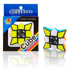 TANCH Magiczna kostka Spinner 2 w 1 Lamiglwki bez naklejek Magiczne puzzle Baczek Kostka Obrotowa kostka antystresowa 1X3X3 Finger Speed ??Cube