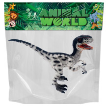 Gemini & Genius Velociraptor Dinosaurusspeelgoed voor kinderen Raptor Dinosaurus Actiefiguur met beweegbare kaak en handen Realistisch Dino World-spe