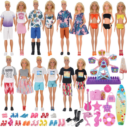 Vtements et accessoires de poupe Eutenghao 78PC
