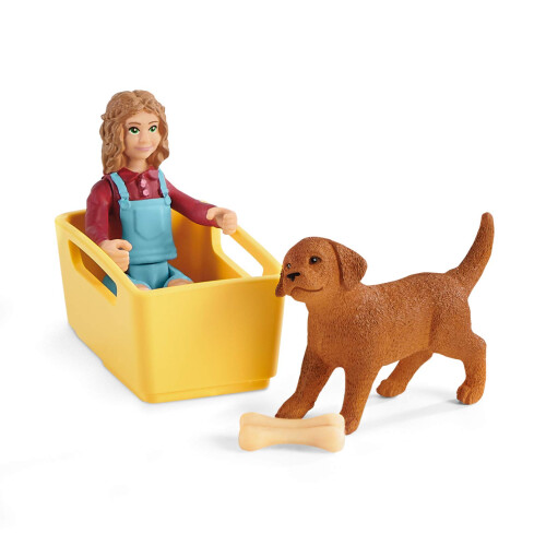 Schleich Schleich Puppy Wagen Rit 2