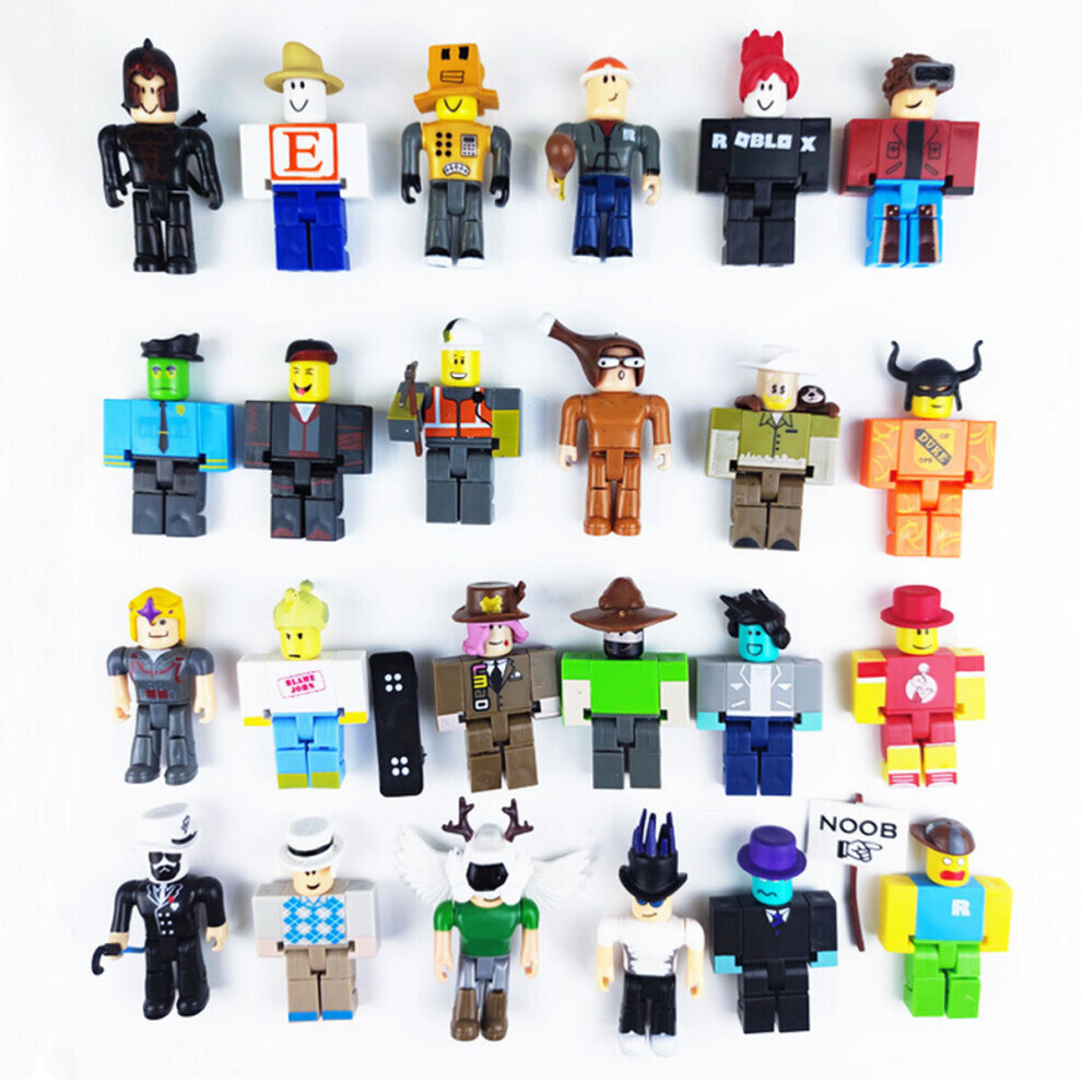 24PCS roblox Mini figure Action Figure Building Blocks Kids Toys