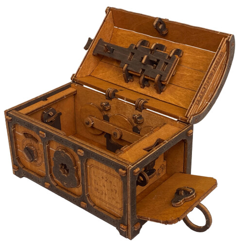 Bote de puzzle en bois. 1