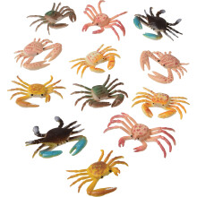 Os leget?j plast leget?j krabber action figur (1 dusin)