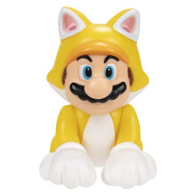 World of Nintendo 91424 2.5 """" Cat Mario Action Figur