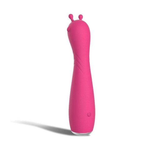 "Snail" 10 Speed Silicone G-Spot Massager (Rose Red) 1