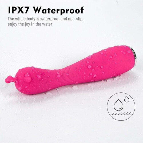 "Snail" 10 Speed Silicone G-Spot Massager (Rose Red) 2