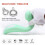 "Swan" 10 Speed Silicone G-Spot Massager (Green) 6