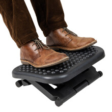 Mind Reader Fusttze unter dem Schreibtisch bei der Arbeit, ergonomisch, hhenverstellbar, fr Bro, Kunststoff, 43,2 cm L x 33 cm B x 15,8 cm H, Sc