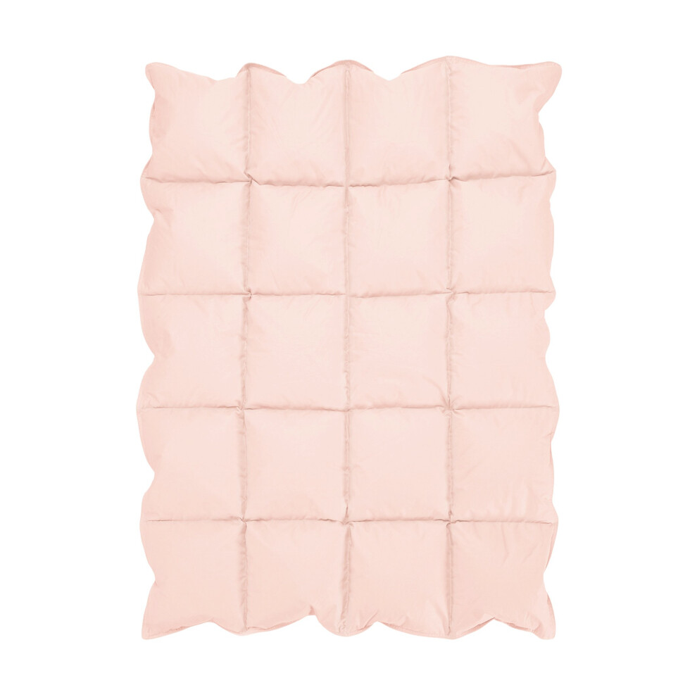 Couette/couverture alternative en duvet rose poudré pour lit de bébé