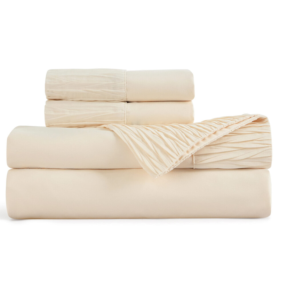 Bedsure Queen-Bettlaken-Set – Weiche 1800-Laken FüR Queen-Size-Betten, 4-Teilig-image