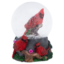 Elanze Designs Spring Blossom Cardinals 100 mm Pevn natahovn Hudebn Trpytky Vodn Snehov koule Stoln komoda Nocn stolek Dekorace figurky Hraje