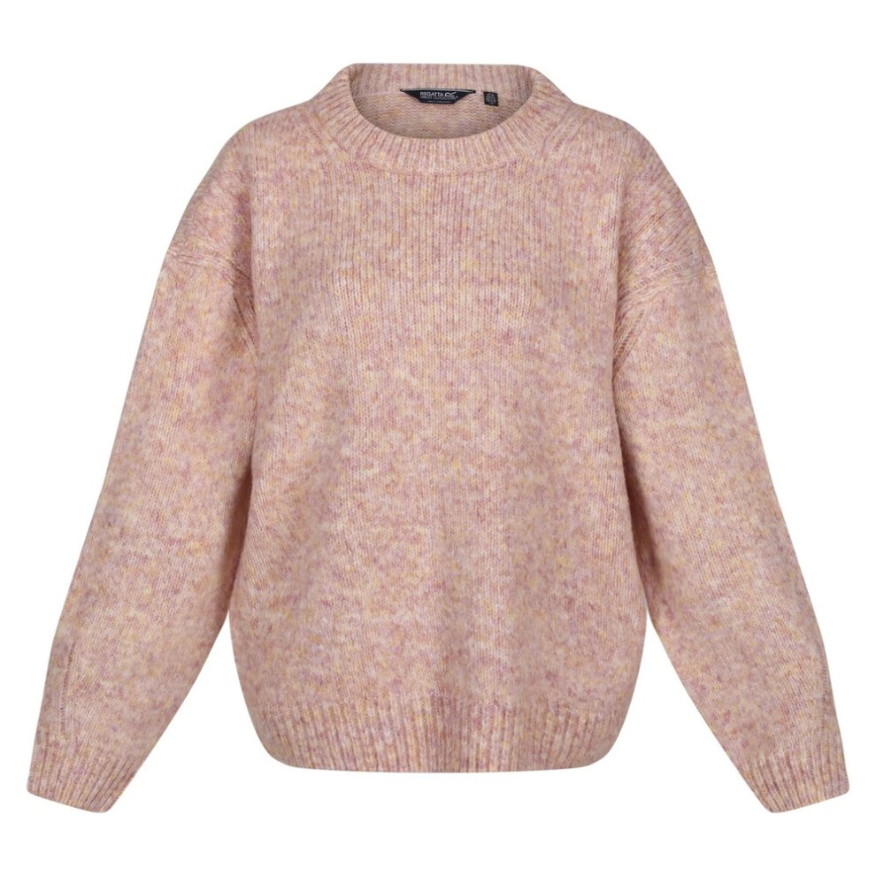 (16 UK, Powder Pink) Regatta Womens/Ladies Kaylani Knitted Jumper