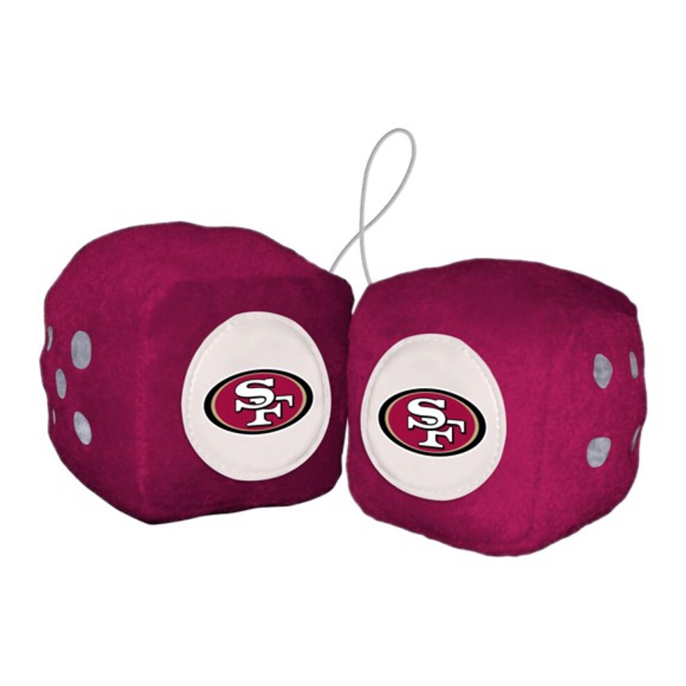 San Francisco 49Ers Fuzzy Dice 681620022254