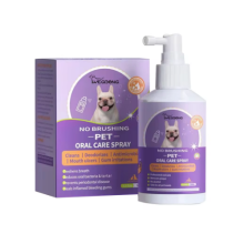 50ml Pet Oral Cleanse Spray for Dogs & Cats - Fresh Breath, Removes Odor & Teeth Stains, No-Brush Dental Deodorant