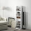 Homcom HOMCOM 260 CD Storage Unit 120 DVD Storage Tower with 9 Compartments White 1