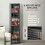 Homcom HOMCOM 260 CD Storage Unit 120 DVD Storage Tower with 9 Compartments Grey 5