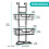 Over Door Hooks Hanging Bathroom Shower Caddy Tidy Storage Rack 6