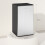 Homcom HOMCOM 91L Freestanding Under Counter Fridge Silver Tone 3