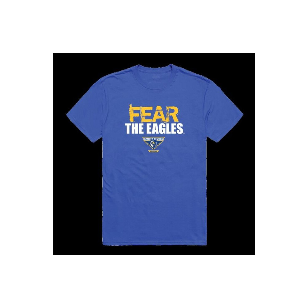 W Republic 518-298-RL2-02 Embry-Riddle Aeronautical University Eagles Fear College T-Shirt, Royal - Medium-image-OPC-PGGYGRS-NEW