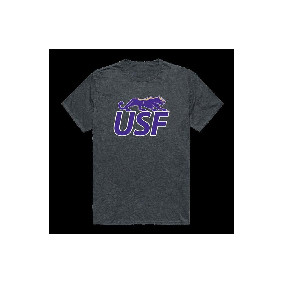 W Republic 519-380-HCH-03 University of Sioux Falls Cougars Cinder College T-Shirt, Heather Charcoal - Large-image-OPC-PGGYGV5-NEW