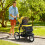 PawHut PawHut 3 Wheel Pet Stroller, for Medium Small Dogs, Foldable Cat Pram - Yellow 1