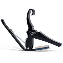 Kyser Quick-change guitar capo for 6-string acoustic guitars Black K