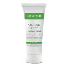 BIOTONE Pure Touch Organics Massage Cr?e Echte organische massage Rijke textuur Zijdezacht glijden Kalmerende ingredi?ten Genezende plantaardige ingr