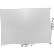 Flexible Plastic Adhesive Mirror Sheet DIY Craft Mirror for Educational Use Nursery Decor and Home Projects Clear