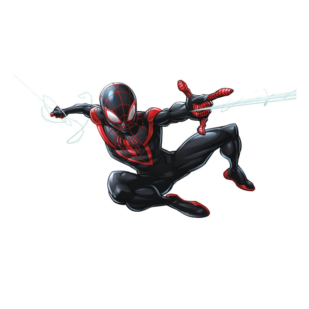 Roommates Marvel Spiderman Miles Morales Giant Peel And Stick Wall Decals By Roommates Rmk3921gm K Mpp Kaverit