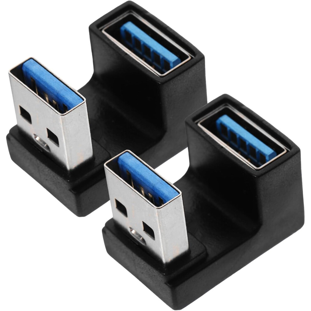 Usb Adapter Female To Male 90 Degree Usb Angled Adapter Usb Extender U-Shaped Front For Laptops Devices 5426217737020