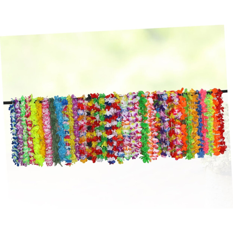 Photos - Pendant / Choker Necklace HKHBJS 42pcs Necklace Garlands Flower Necklace Luau Garland Garland Wreath