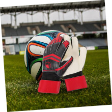 Goalkeeper Football Wear-resistance Adjustable Hand Protectors Red Outdoor/indoor