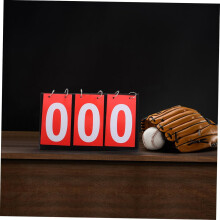 2-Piece Basketball Scoreboard Flipper for Multiple Sports Portable Table Top Scorekeeper Easy Flip Design