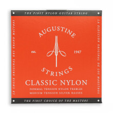 Augustine Classic Red Nylon Guitar Strings - Medium sp?nding - 1 s?t