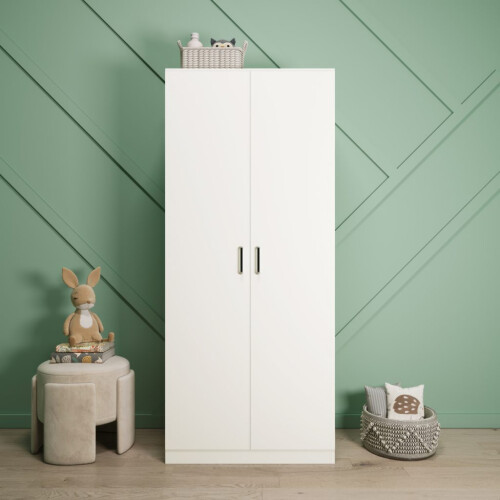Seconique Dakota 2 Door Wardrobe White Metal Drawer Hinges