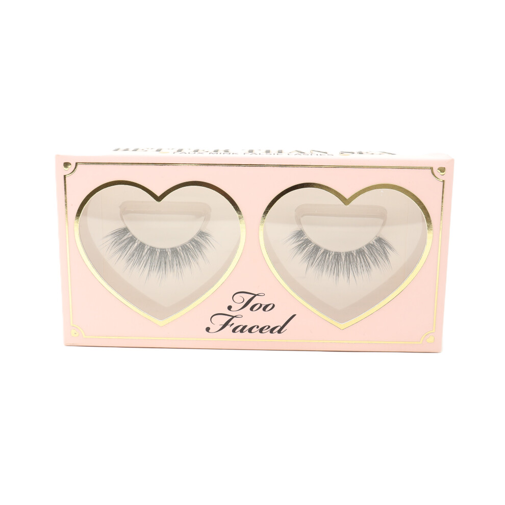 Too Faced Natural Flirt Better Than Sex Faux Mink False Lashes  / New With Box
