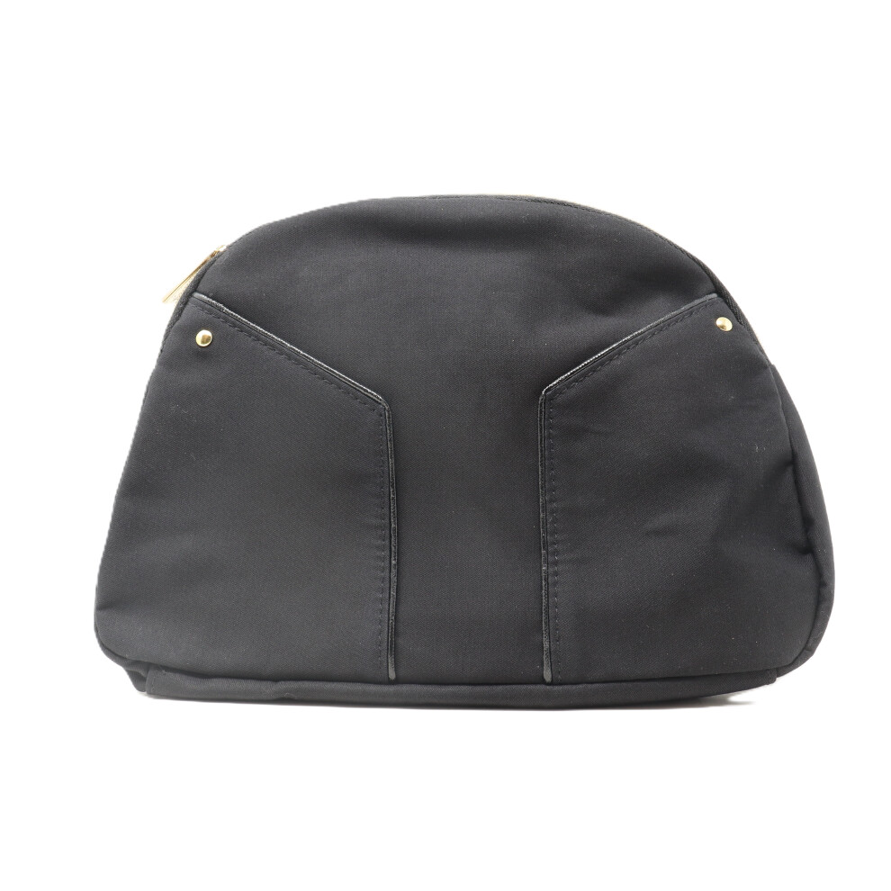 Yves Saint Laurent Pouch Cosmetic Bag Set Makeup Bag Black Large