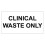 Plastic Pedal Bin, Yellow Clinical Waste, 12L 7