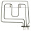SPARES2GO Dual Circuit Oven Grill Element for Beko Oven Cooker (2200W) 1