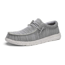 Bruno Marc Hommes Breeze Slip-on Stretch Mocassins Chaussures décontractées Chaussures bateau légères et confortables 10, gris, taille 10 US