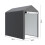 Living And Home 4x6FT Galvanized Tube Storage Shed 6