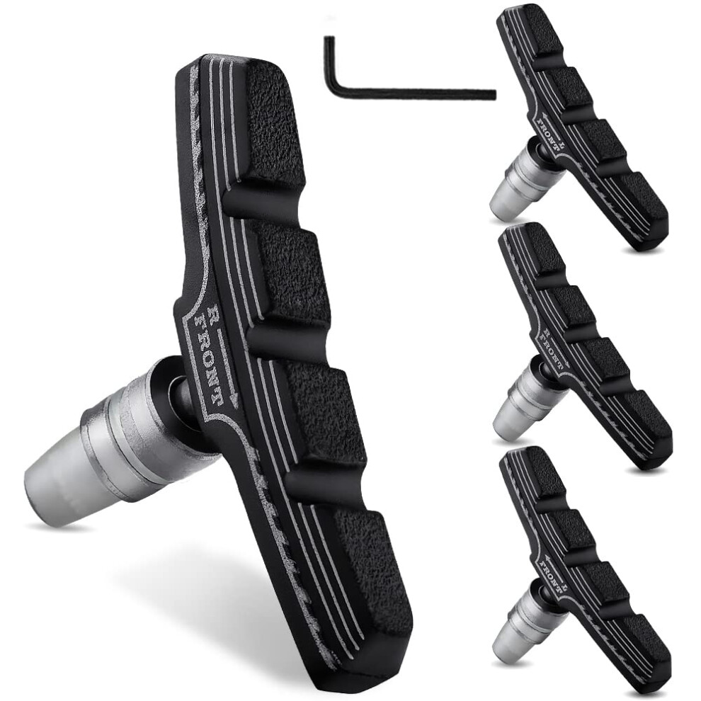 Hapleby 4PCS Premium Bike Brake Pads Professional Mountain Bicycle V-