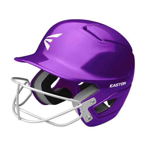 Easton | ALPHA Κράνος Softball με Προστατευτικό | Μεσαίο/Μεγάλο | Μωβ